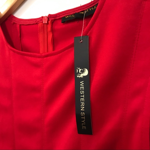 Western Style Sleeveless Dress NWT - Picture 6 of 9